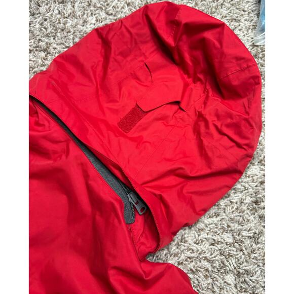 Columbia Omni-Tech Interchange Jacket Sz L Red Waterproof Breathable Hooded - Picture 7 of 14